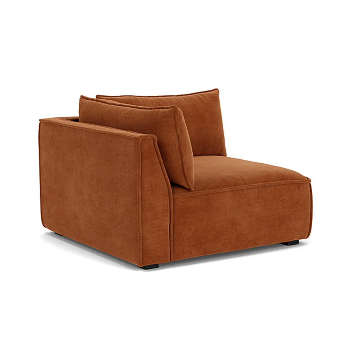 Daphne Fabric 1 Seater Right Corner Modular Sofa