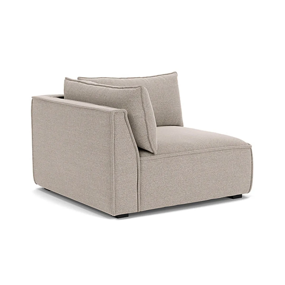 Daphne Fabric 1 Seater Right Corner Modular Sofa