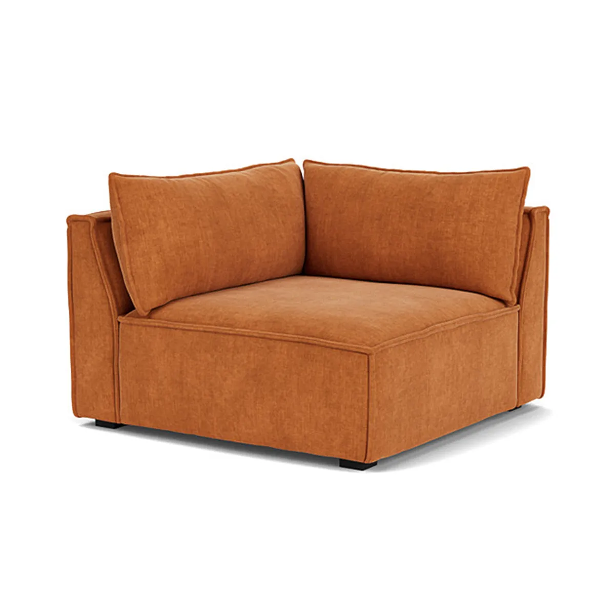 Daphne Fabric 1 Seater Right Corner Modular Sofa