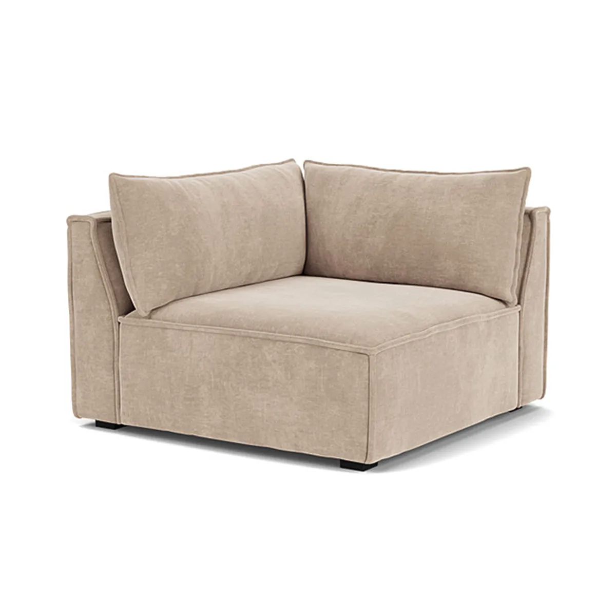 Daphne Fabric 1 Seater Right Corner Modular Sofa