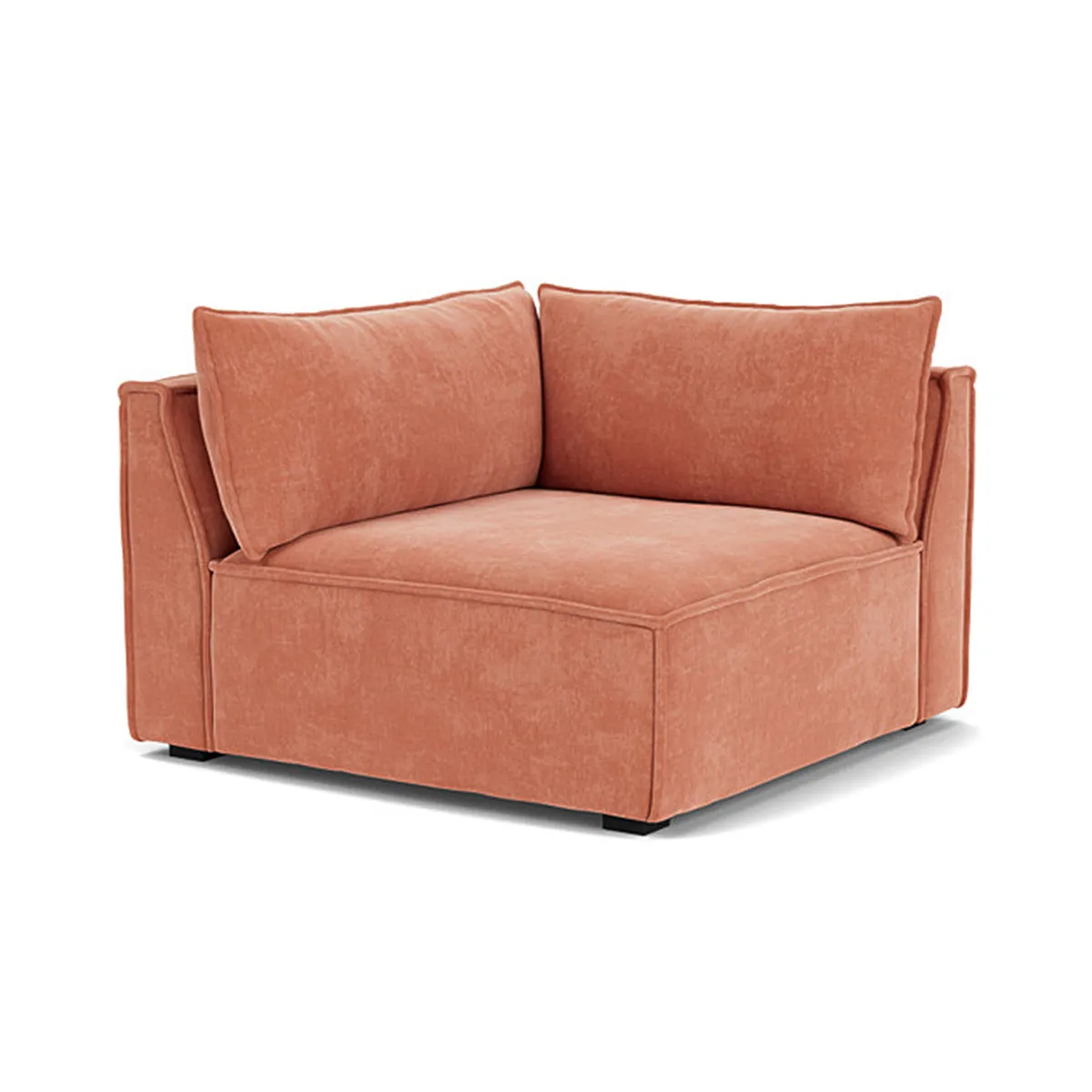 Daphne Fabric 1 Seater Right Corner Modular Sofa