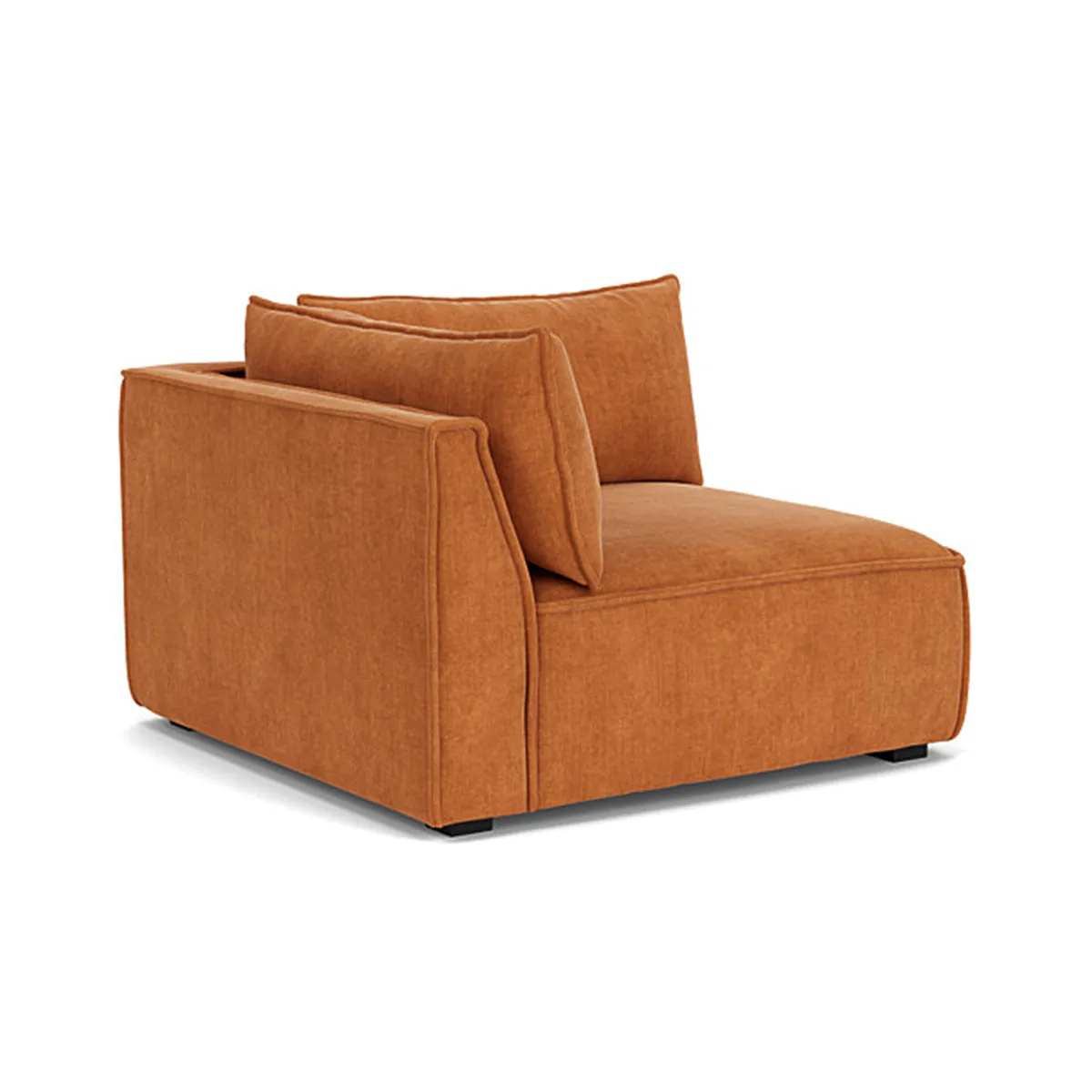Daphne Fabric 1 Seater Right Corner Modular Sofa