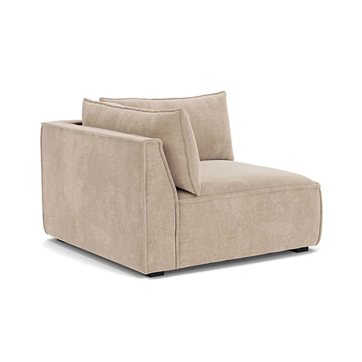 Daphne Fabric 1 Seater Right Corner Modular Sofa