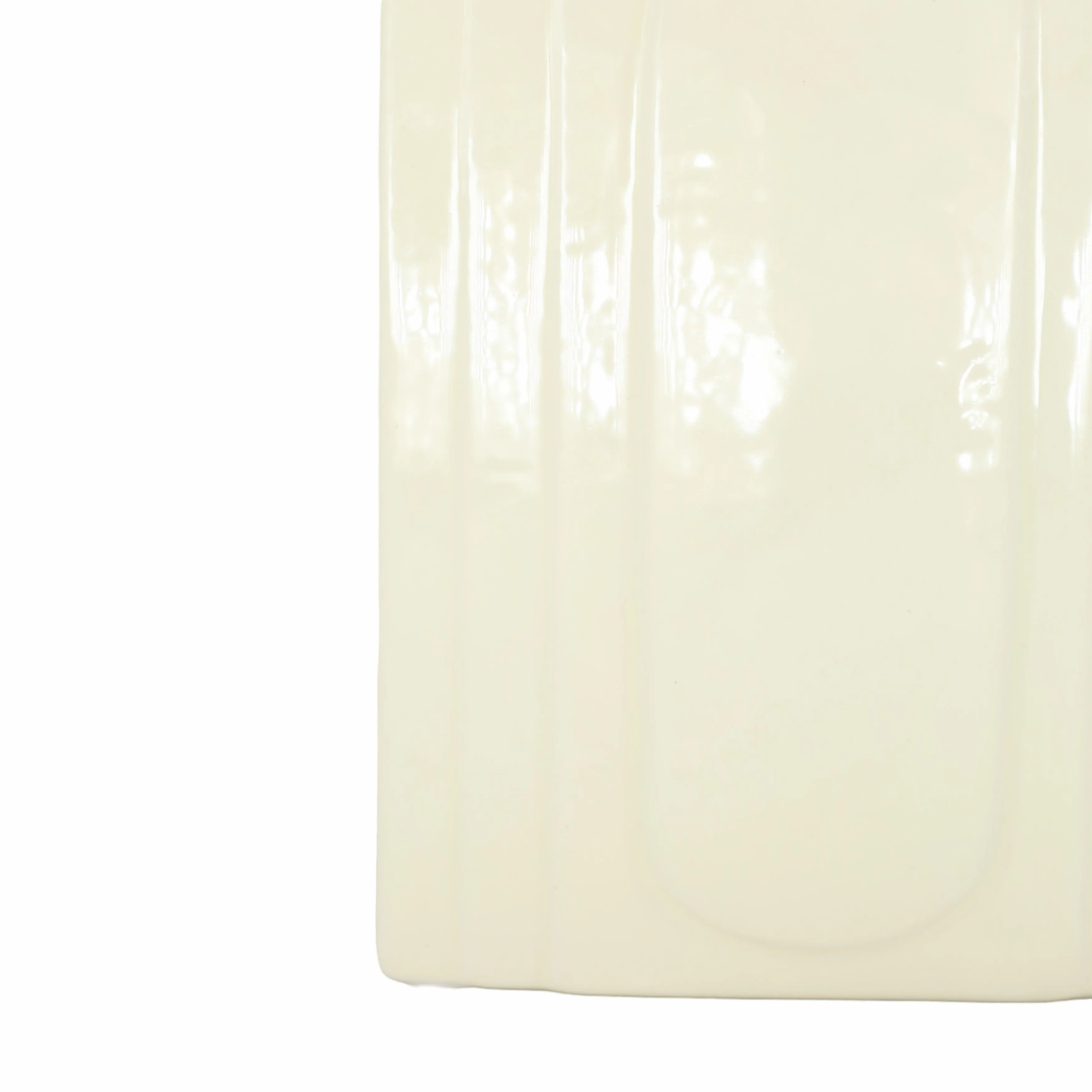DOL, 7" RECTANGULAR VASE, COTTON