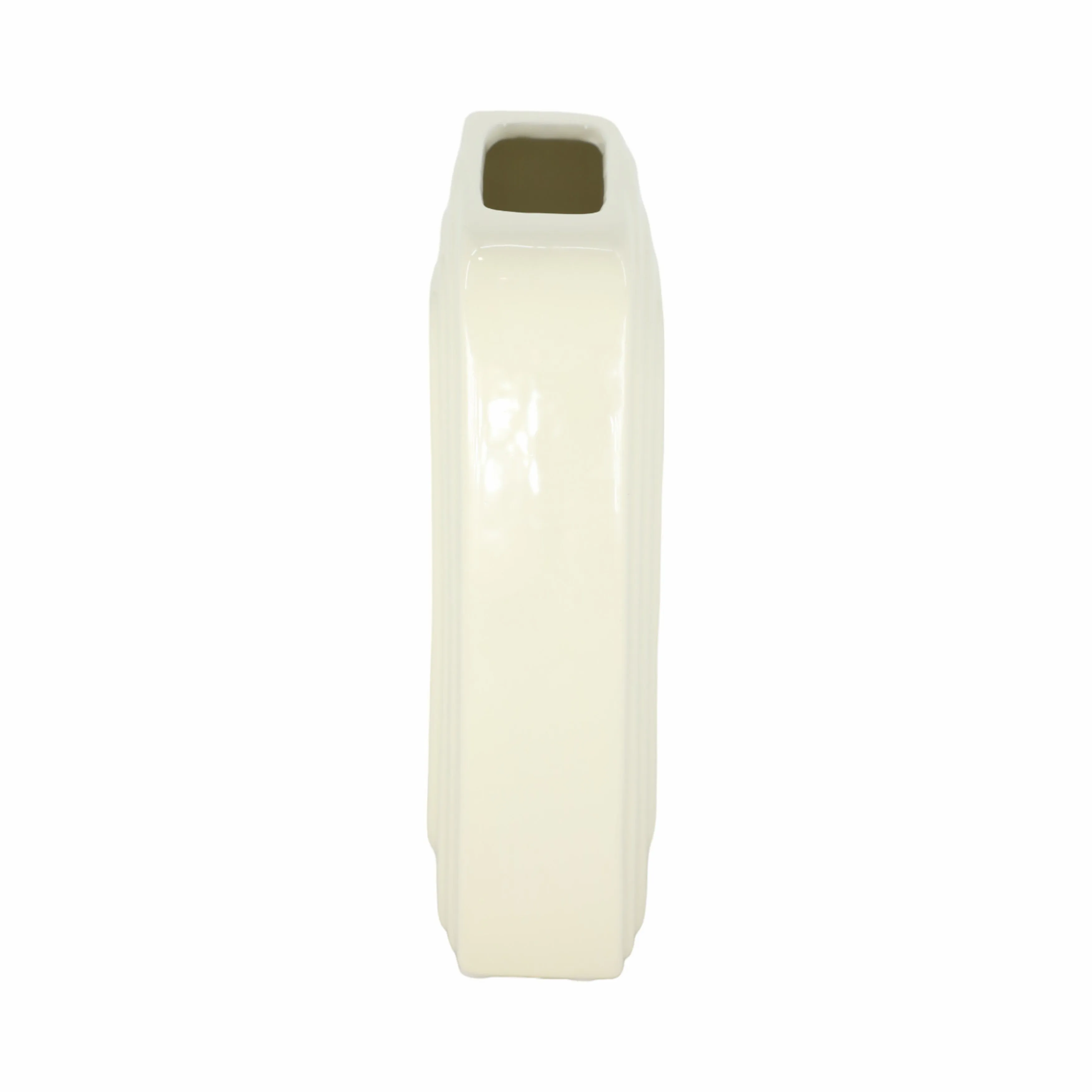 DOL, 7" RECTANGULAR VASE, COTTON
