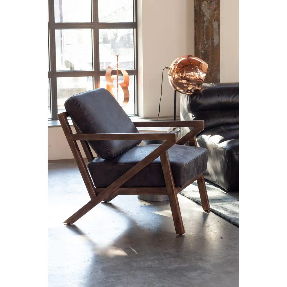 Drexel Arm Chair Nimbus Black Leather