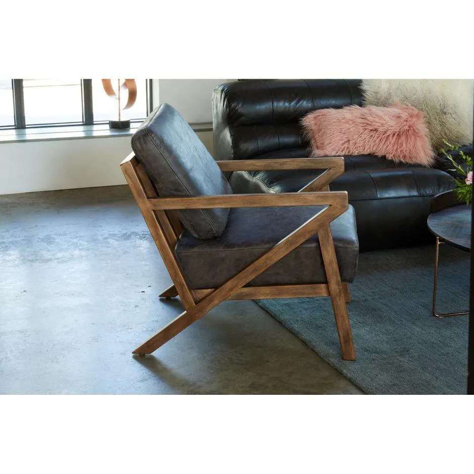 Drexel Arm Chair Nimbus Black Leather