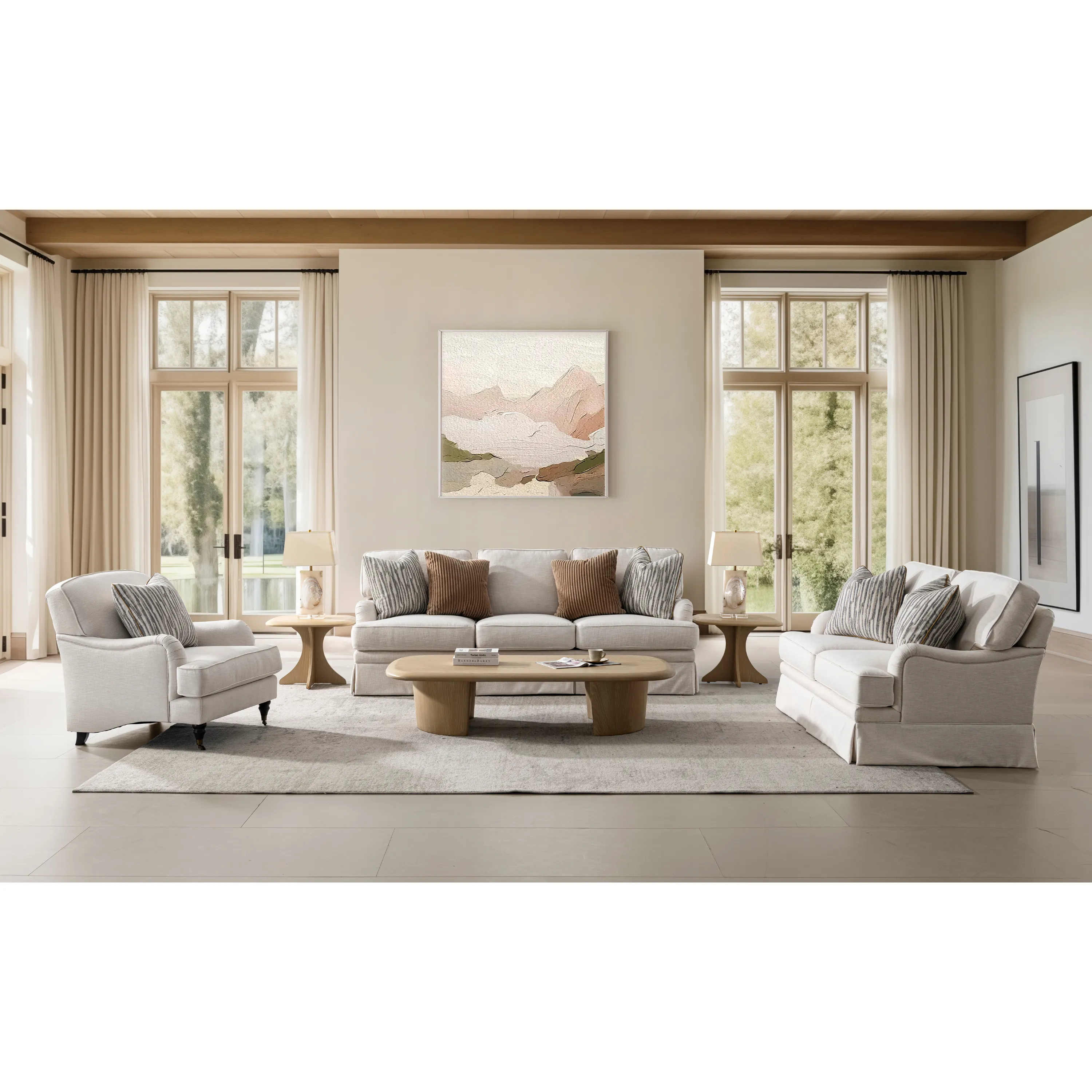 elAmor Cream Sofa