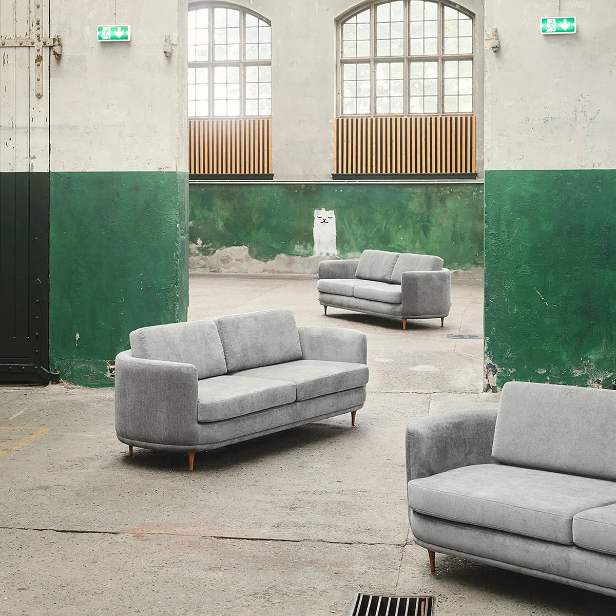 Elinor Fabric 3 Seater Sofa