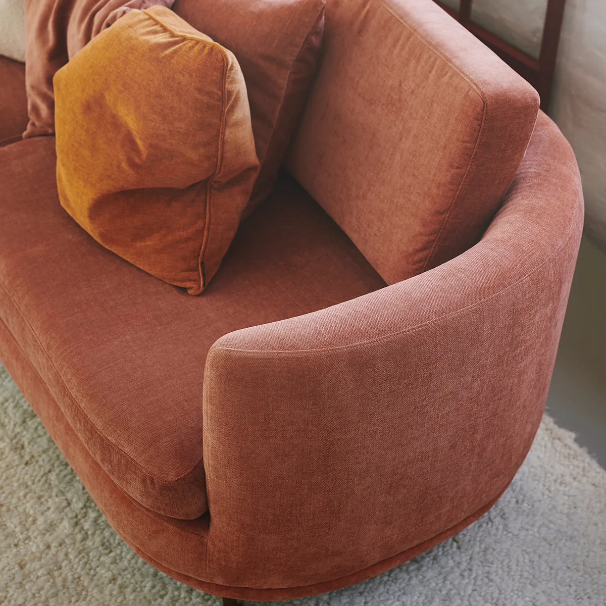 Elinor Fabric 3 Seater Sofa