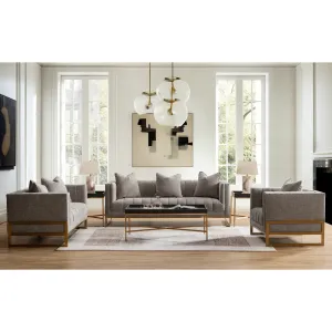 Francisco Brown Sofa Set