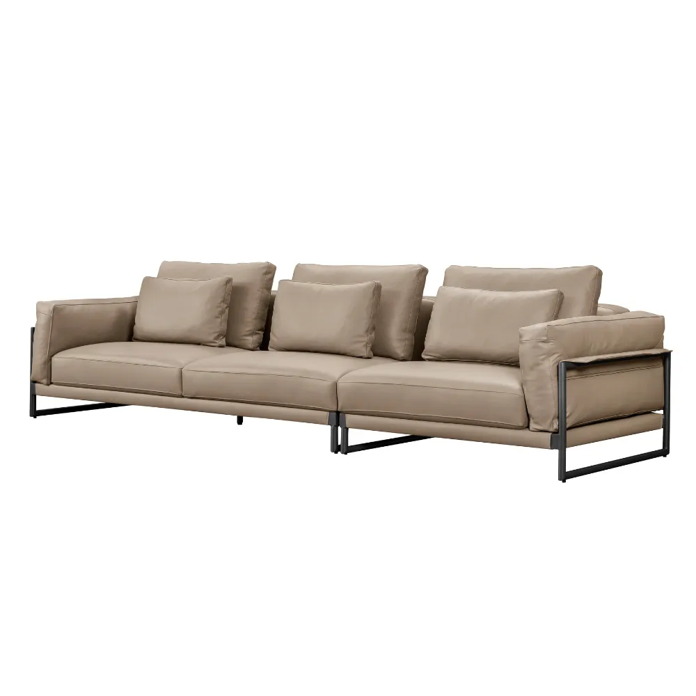 Frost Light Beige Sofas (324cm)