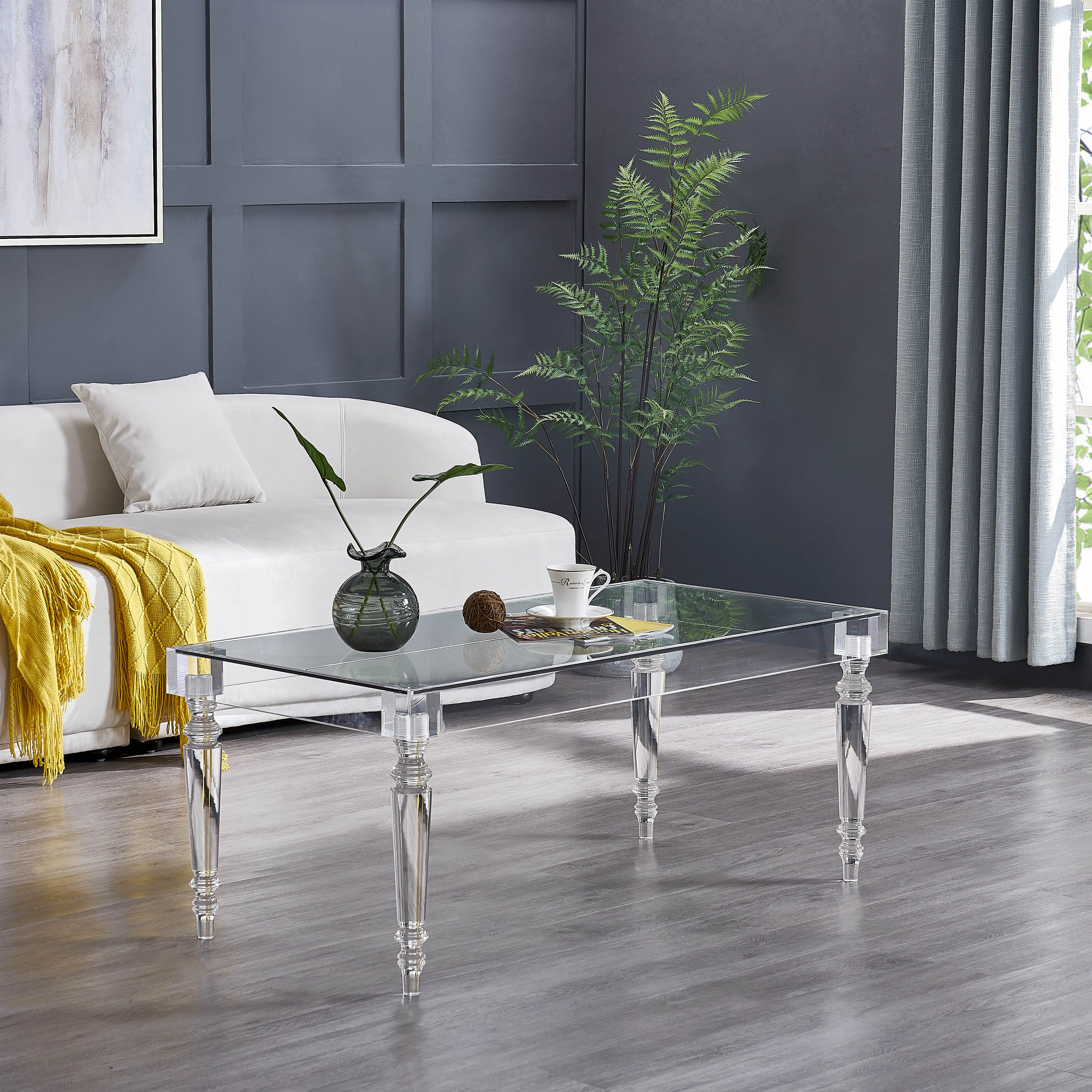 Ganley Acrylic Coffee Table