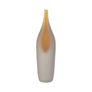 GLASS 14" DECOR, HONEY