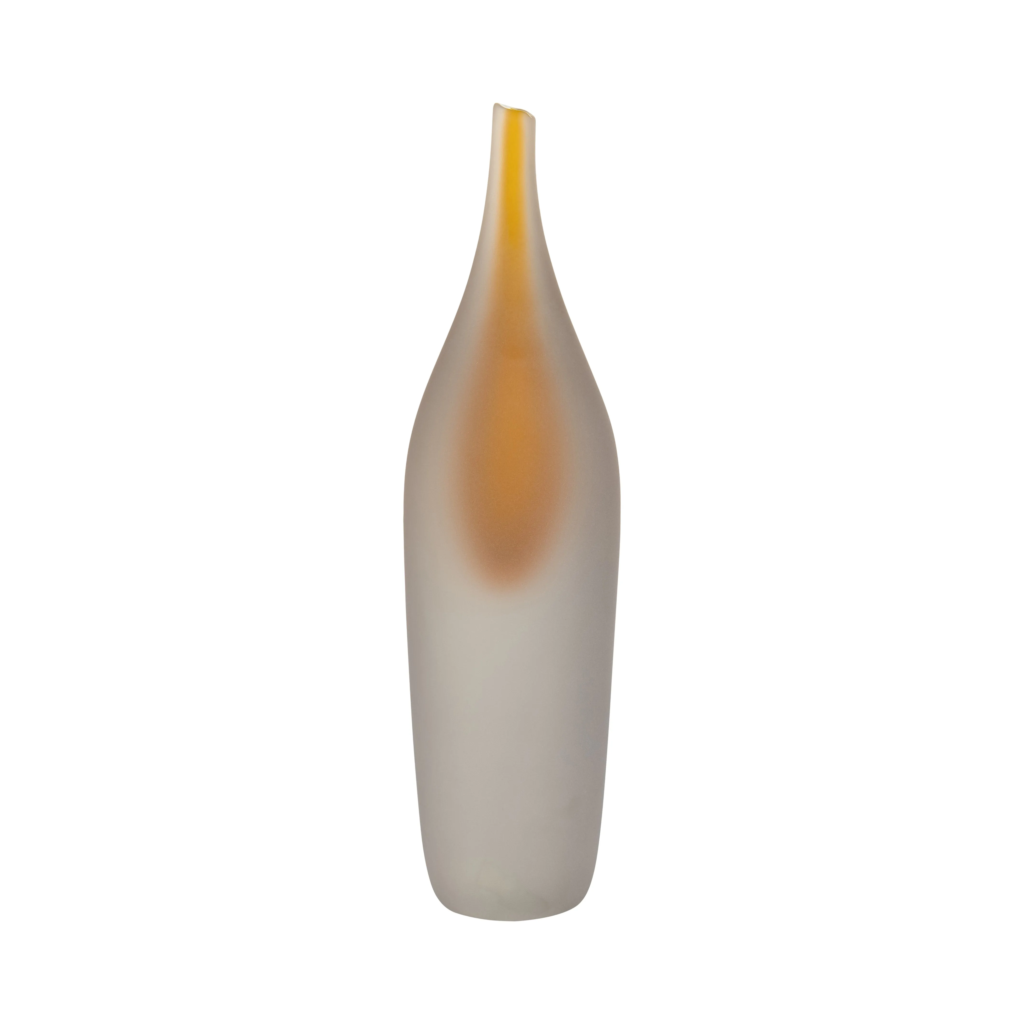 GLASS 14" DECOR, HONEY