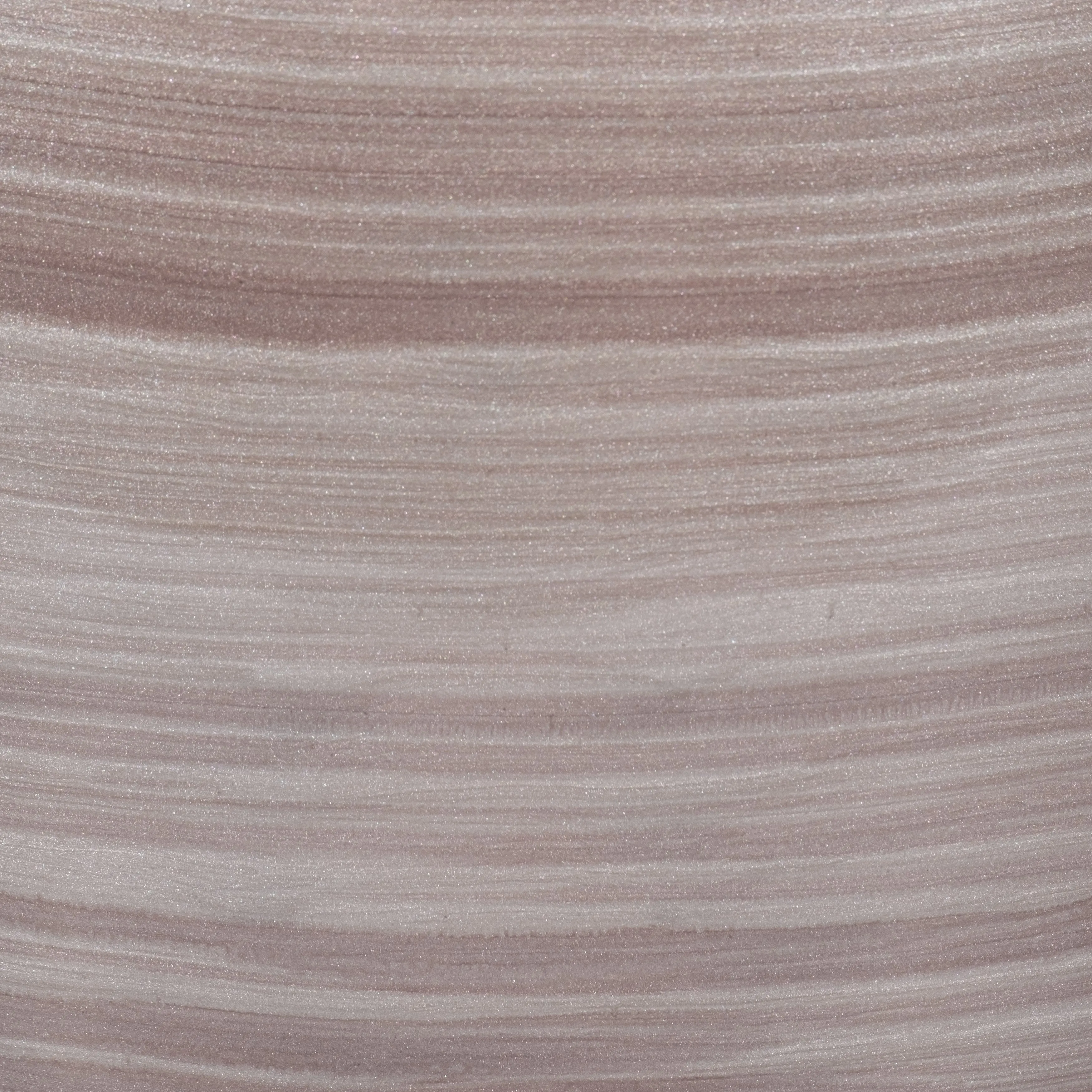 GLASS, 16" WOODEN TOP VASE, BLUSH