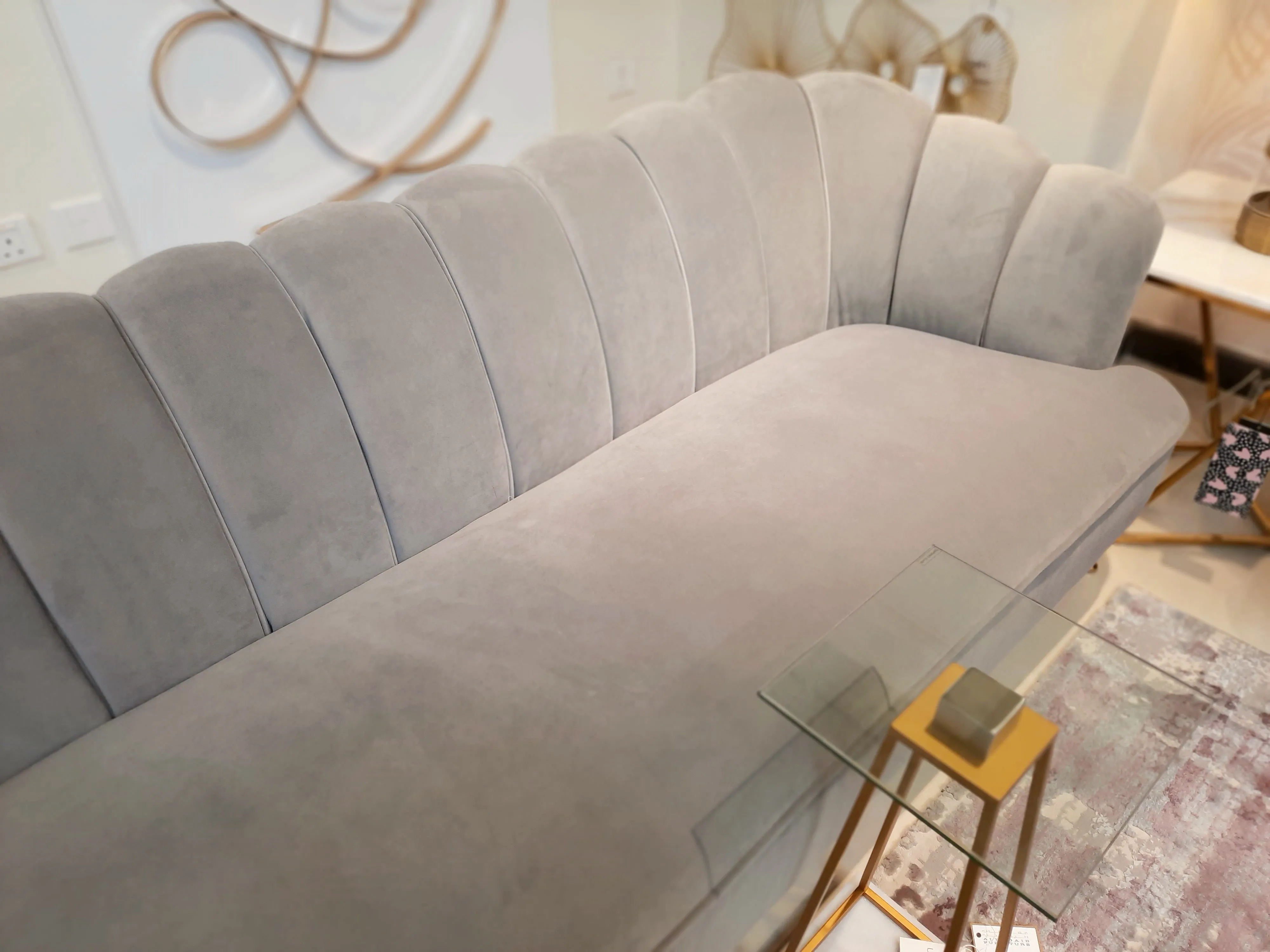 Grey Daisy 4 seater