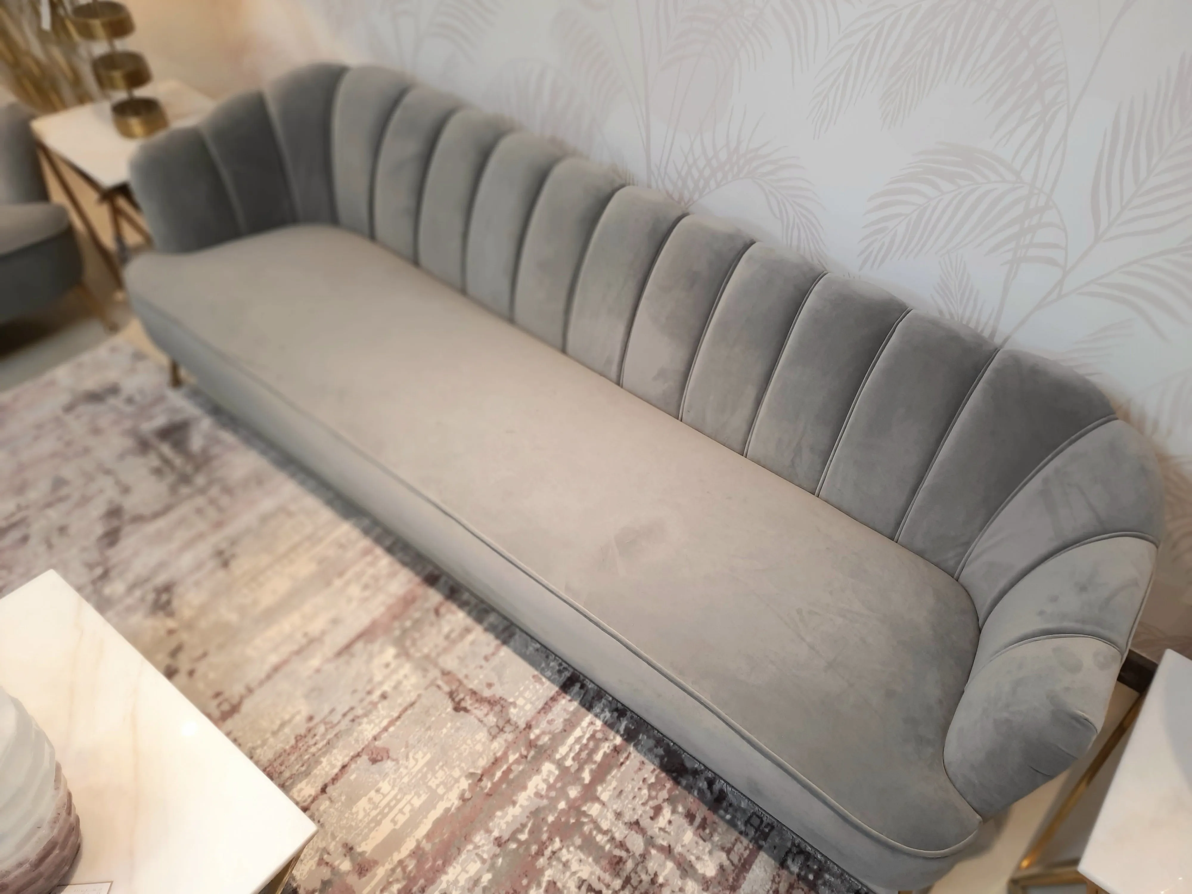 Grey Daisy 4 seater