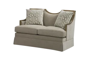 Harper Skirted Quartz Love Seat