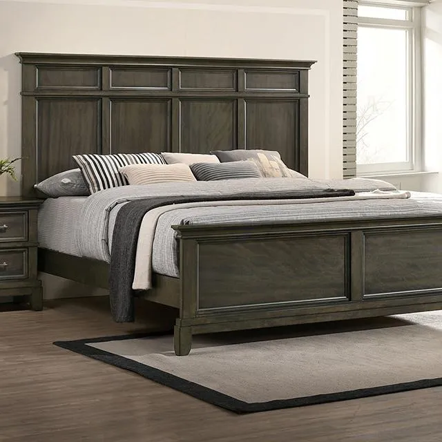HOUSTON E.King Bed, Gray