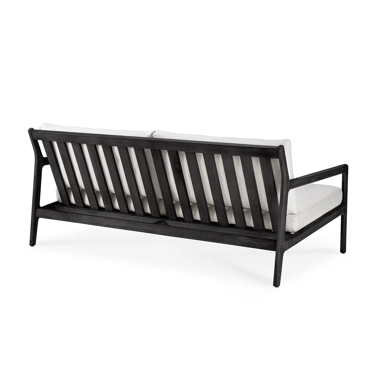 Jack Outdoor Fabric 3 Seater Sofa (Teak Black, Off White)