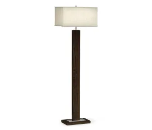 JC Modern - Belgravia Collection - Black Eucalyptus Rectangular Floor Lamp