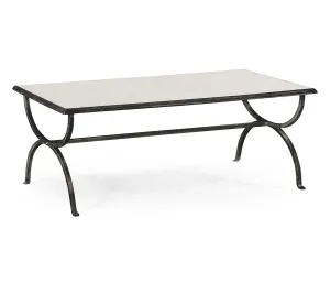 JC Modern - Luxe Collection - glomis & Bronze Iron Coffee Table