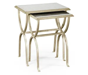 JC Modern - Luxe Collection - glomis & Silver Iron Nest of Table