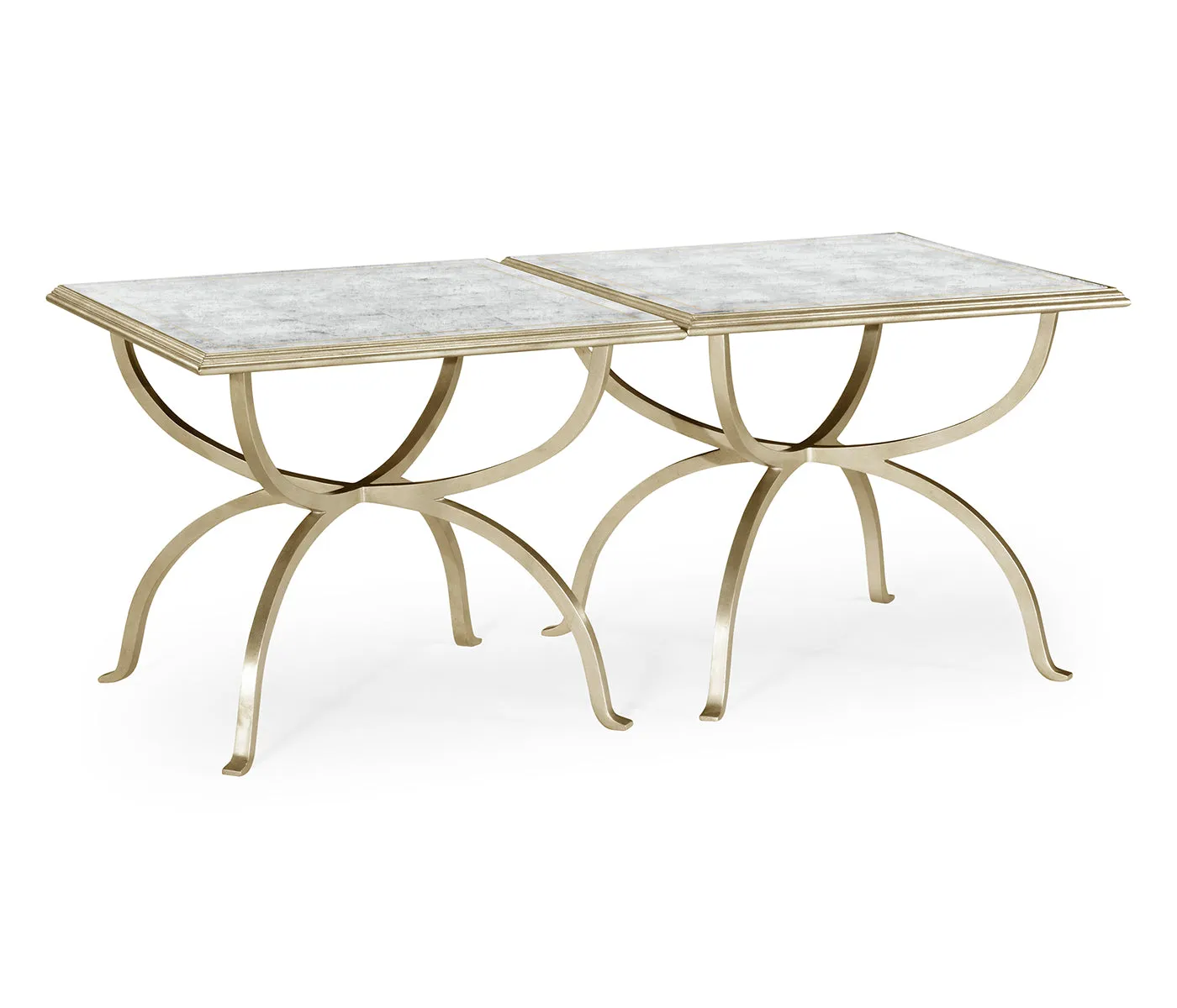 JC Modern - Luxe Collection - glomis & Silver Iron Set of Two Tables