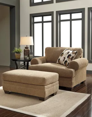 Kelemen chair with ottoman set