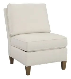 Kelly Armless Sectional Chair with Tapered Leg