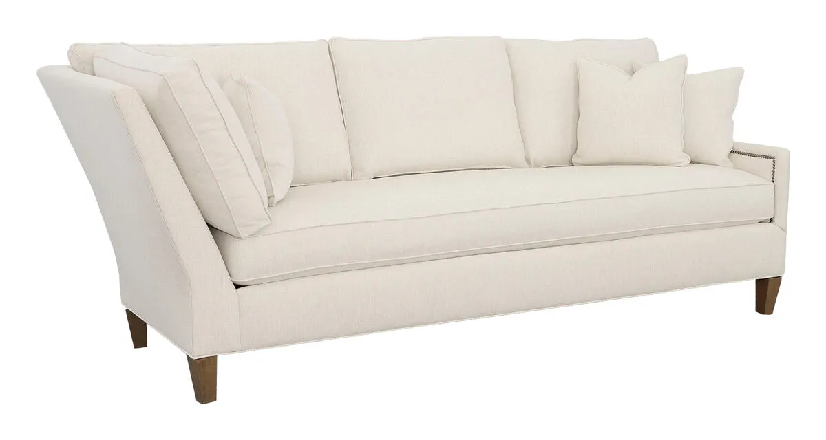 Kelly Right Arm Corner Sofa with Tapered Leg