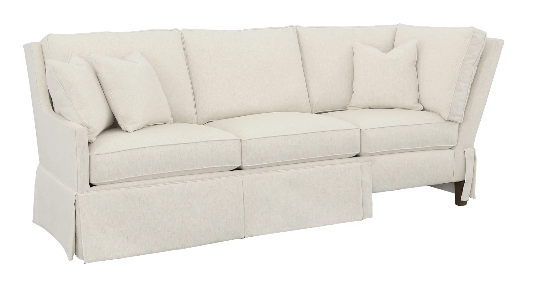 Kelly Skirted Left Arm Corner Sofa