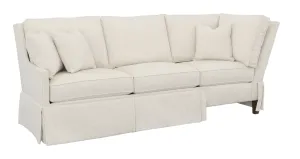 Kelly Skirted Left Arm Corner Sofa