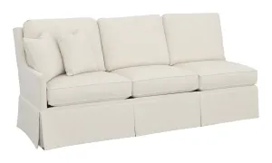 Kelly Skirted Left Arm Sofa