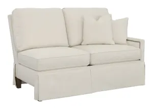 Kelly Skirted Right Arm Loveseat