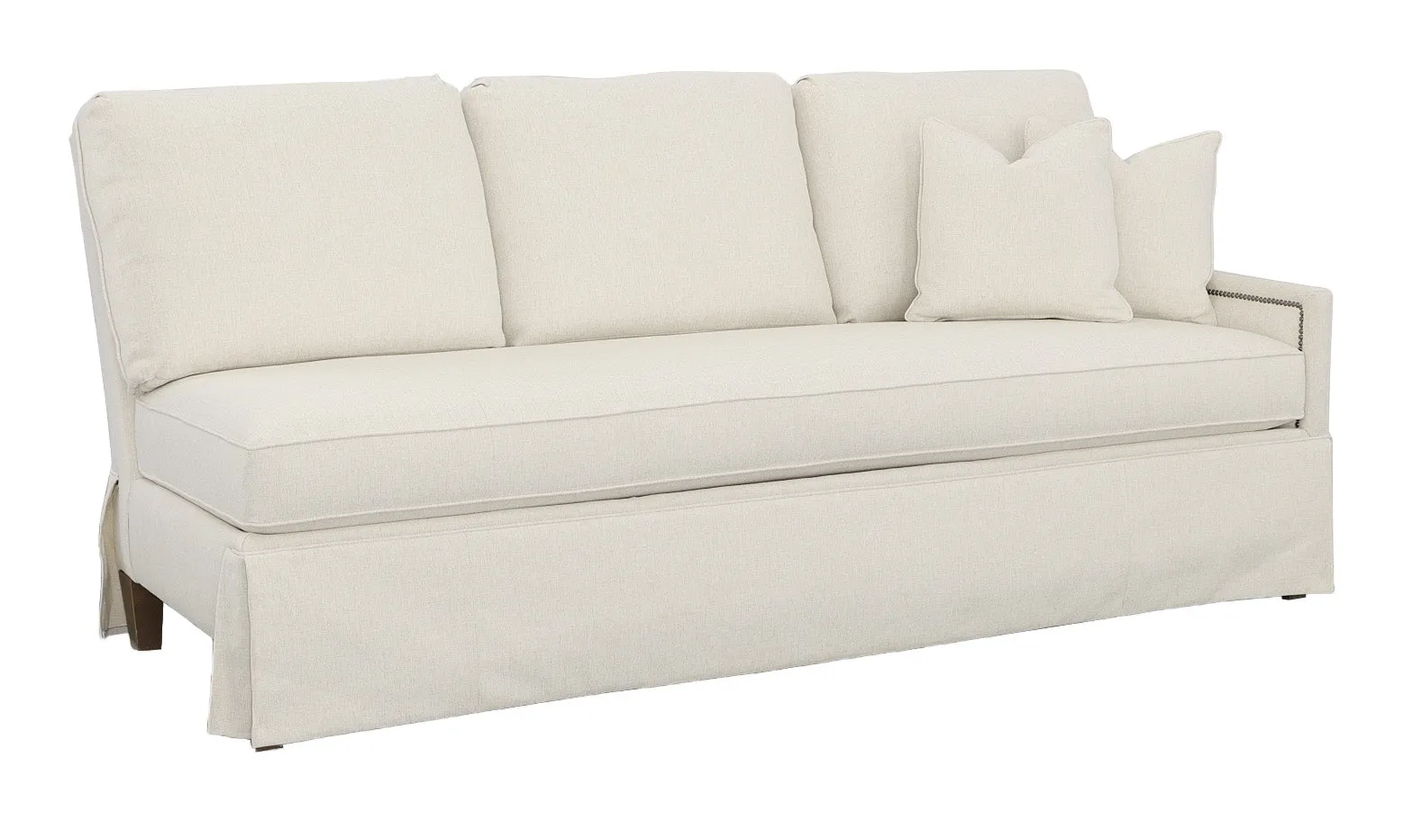 Kelly Skirted Right Arm Sofa