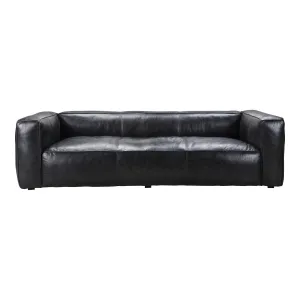 Kirby Sofa Darkstar Black Leather