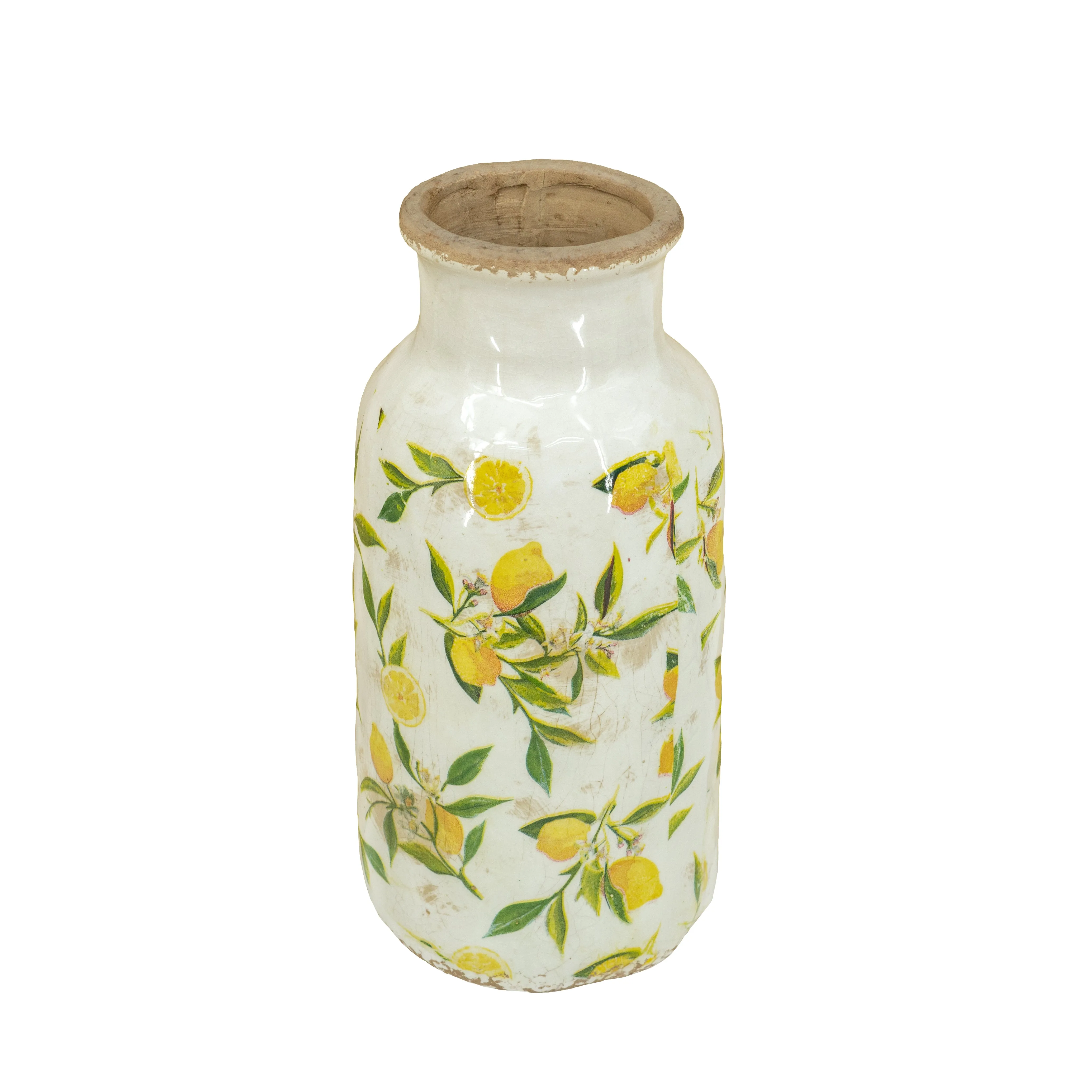 Lemon Pattern Vase