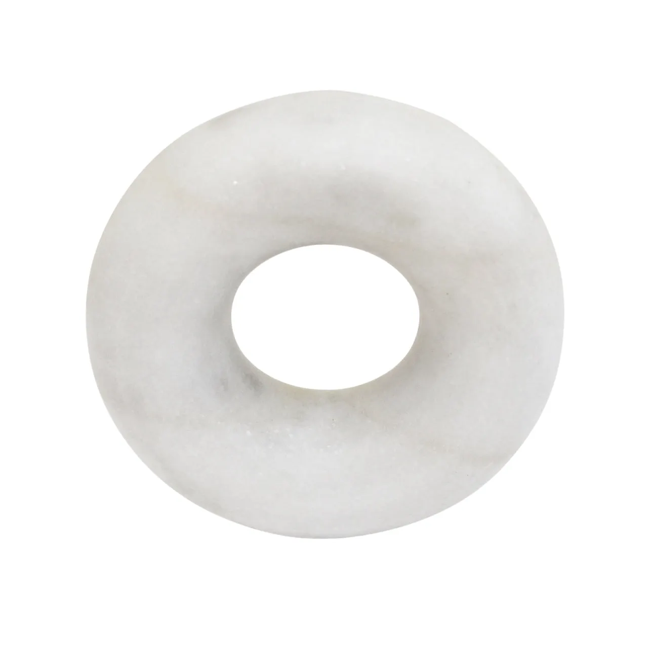 MARBLE, 6"  SCULPTURE, WHITE