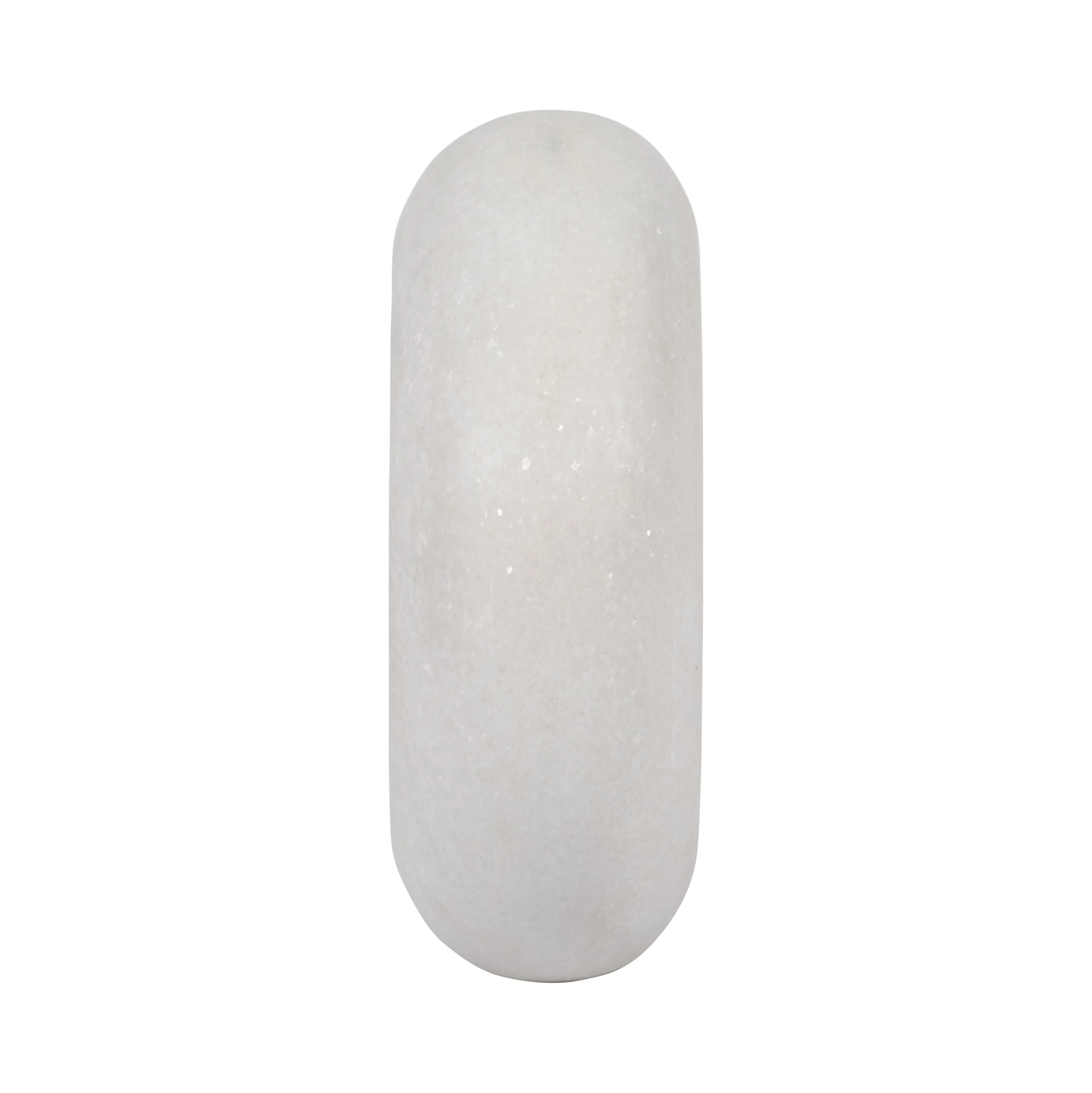 MARBLE, 6"  SCULPTURE, WHITE