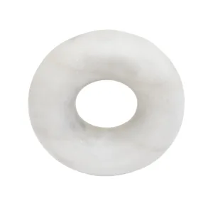 MARBLE, 6"  SCULPTURE, WHITE