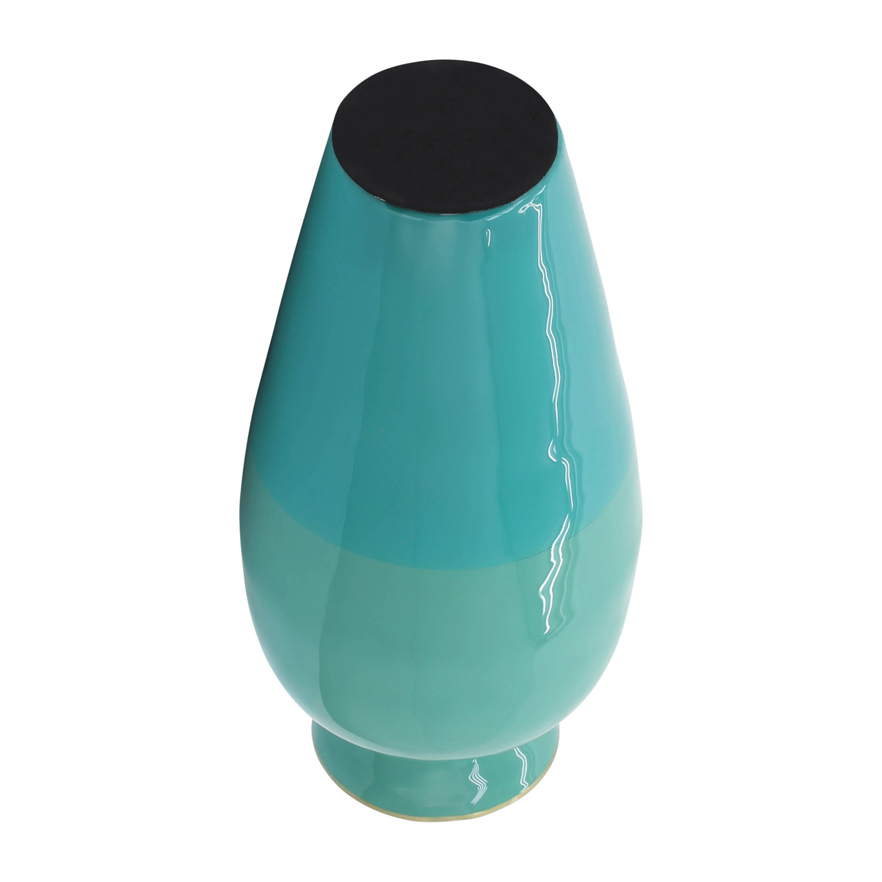 METAL 12" POSY VASE, GREEN