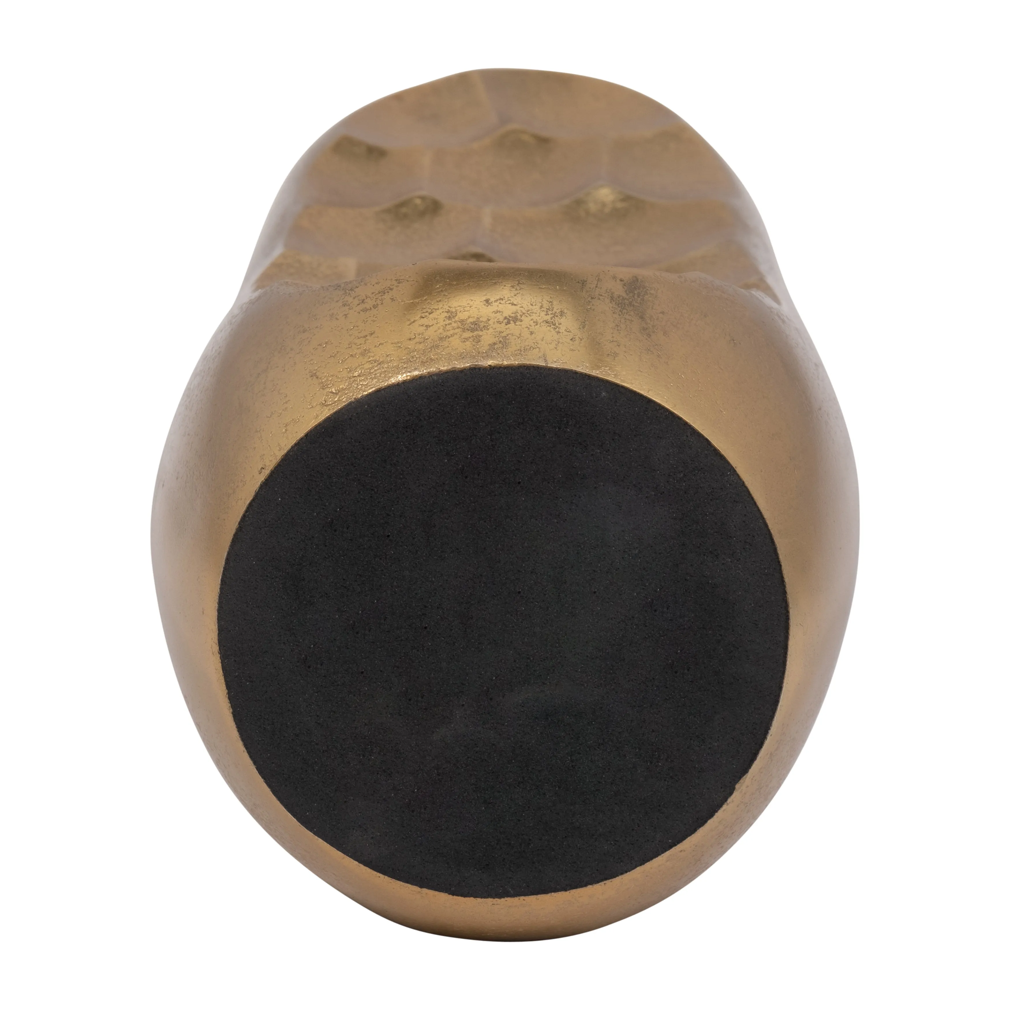 METAL, 19" CUT-OUT VASE, GOLD