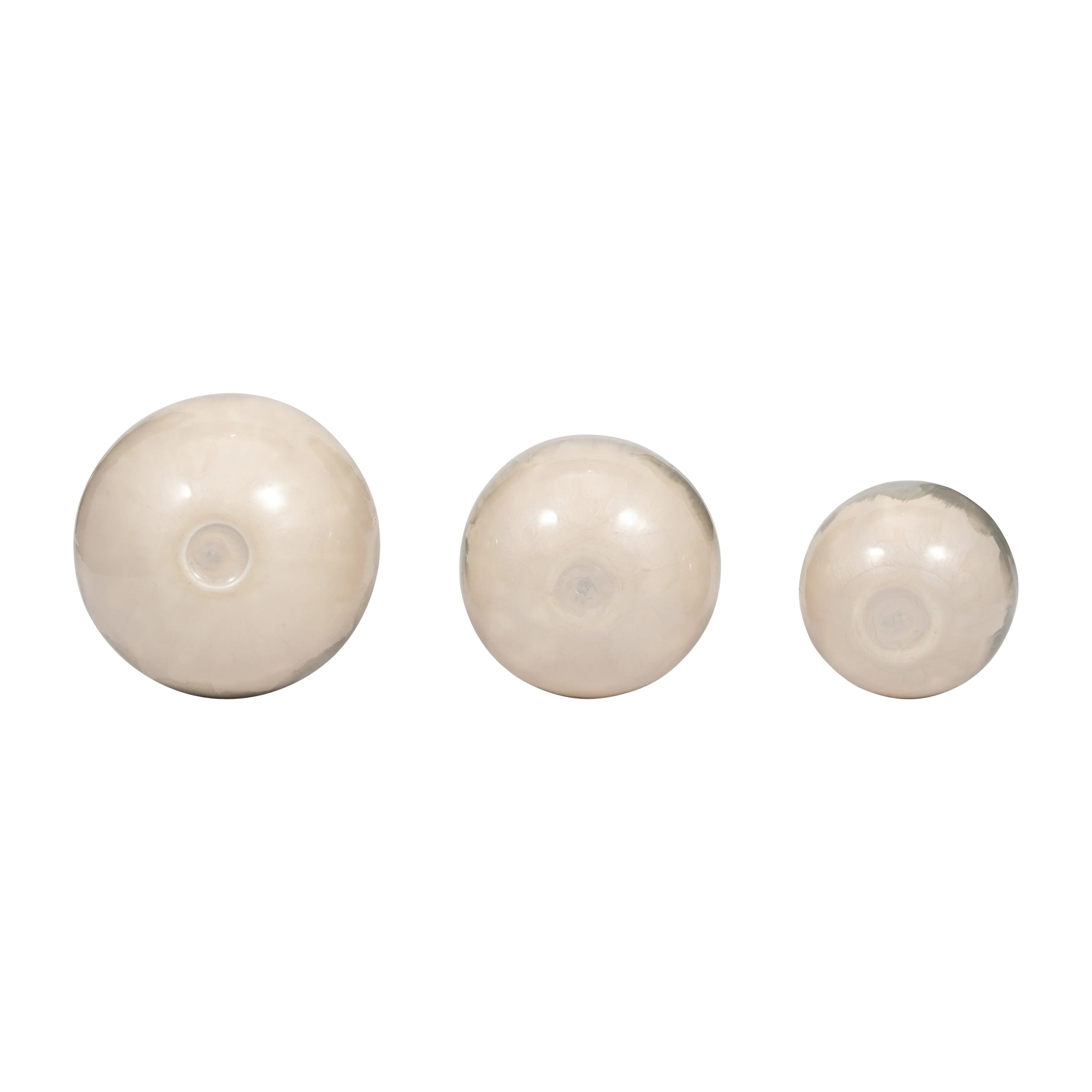 METAL, S/3 4/5/6" GALAXY ORBS, PEARL