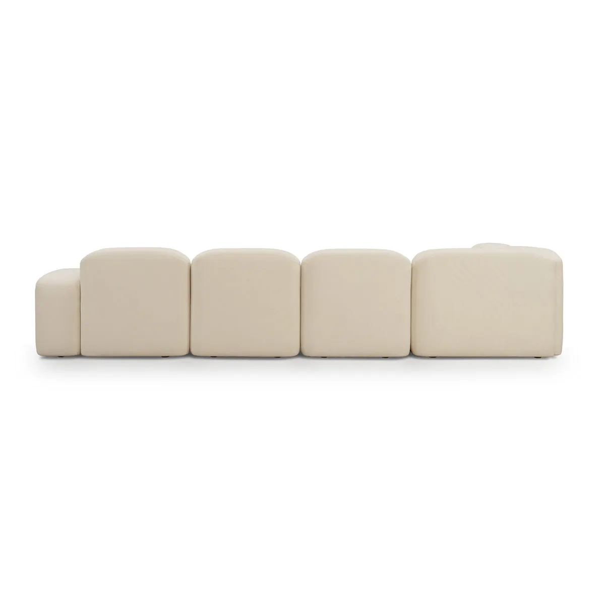 Muse 5 Piece RAF Modular Chaise Sofa (Cabarita Natural)