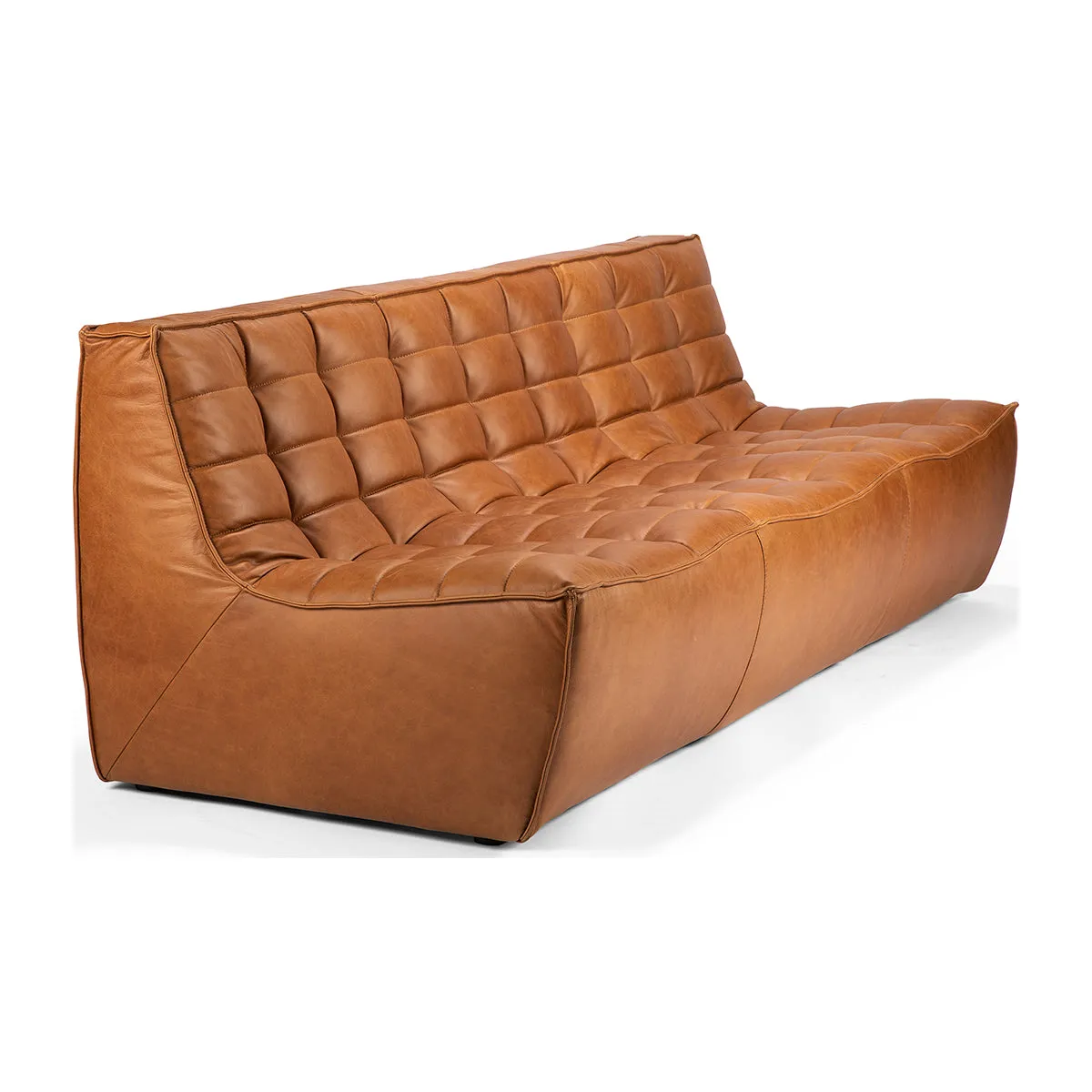 N701 3 Seater Leather Sofa