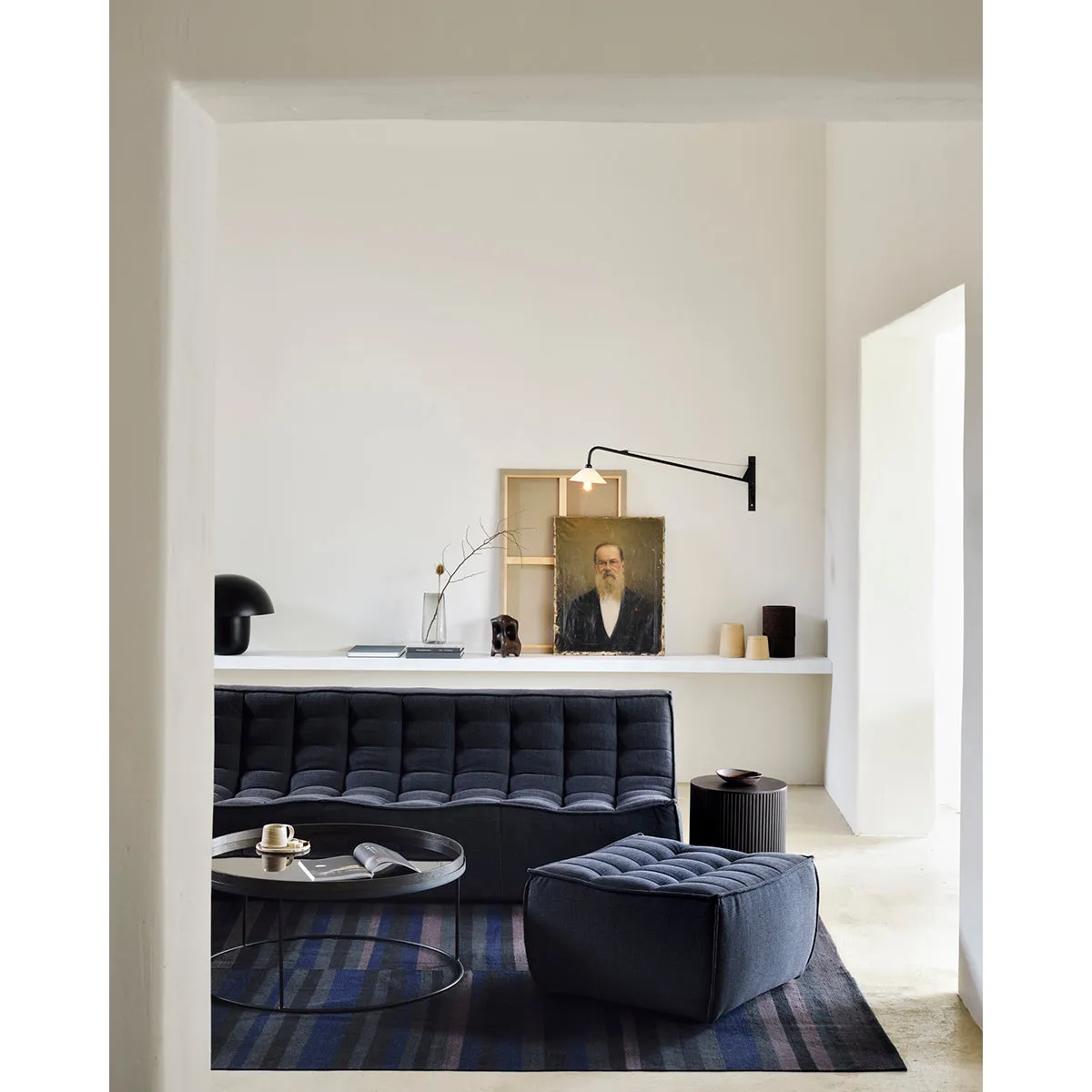 N701 Eco Fabric 3 Seater Sofa