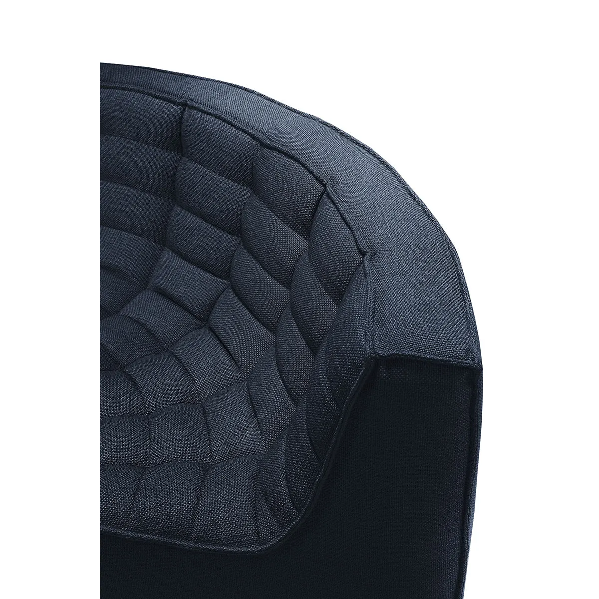 N701 Eco Fabric Round Corner Seater Sofa