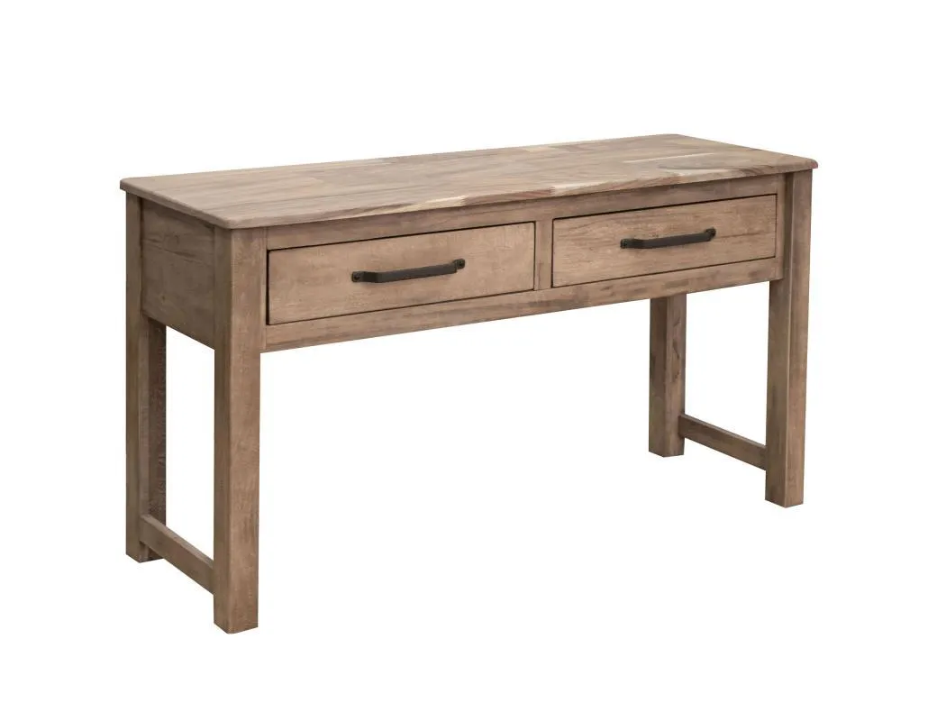 Natural Parota 2 Drawers, Sofa Table